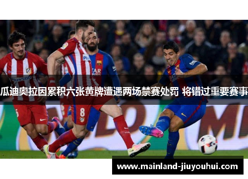瓜迪奥拉因累积六张黄牌遭遇两场禁赛处罚 将错过重要赛事 瓜迪奥拉因累积六张黄牌遭遇两场禁赛处罚 将错过重要赛事