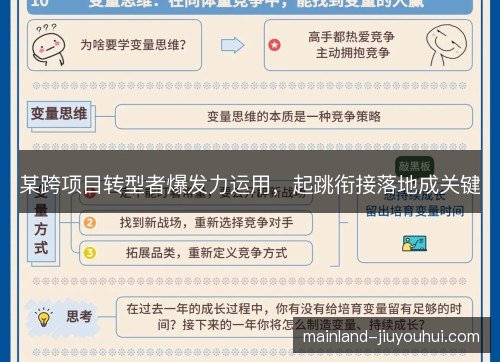 某跨项目转型者爆发力运用，起跳衔接落地成关键